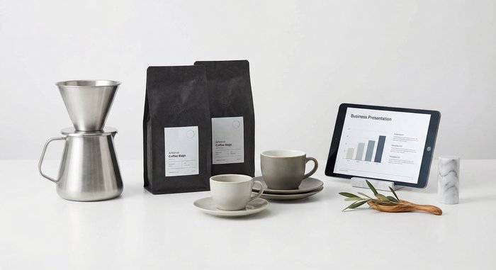 Bundle προϊόντων - καφετιέρα με premium καφέ και αξεσουάρ