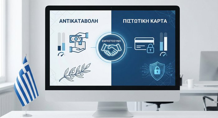 Εμπιστοσύνη πελάτη - αντικαταβολή vs κάρτα