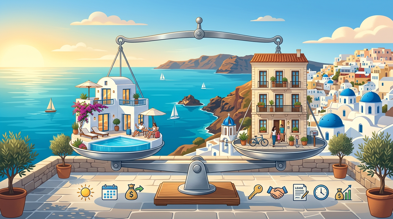 Βραχυχρόνια vs μακροχρόνια μίσθωση