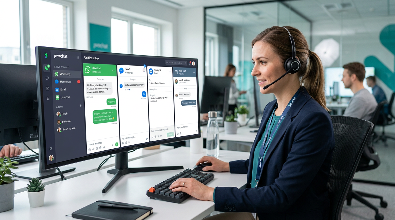 Διαχείριση πελατών με JivoChat